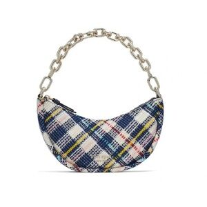 Kate Spade Smile Tweed Small Crossbody bag in parchment multi